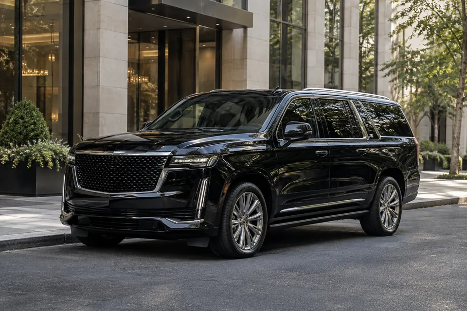 Premium black SUV illustrative vehicle image